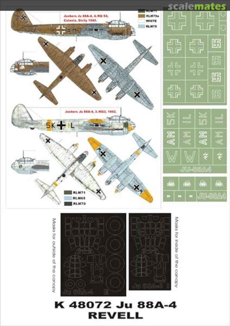 Boxart Junkers Ju 88A-4 K48072 Montex