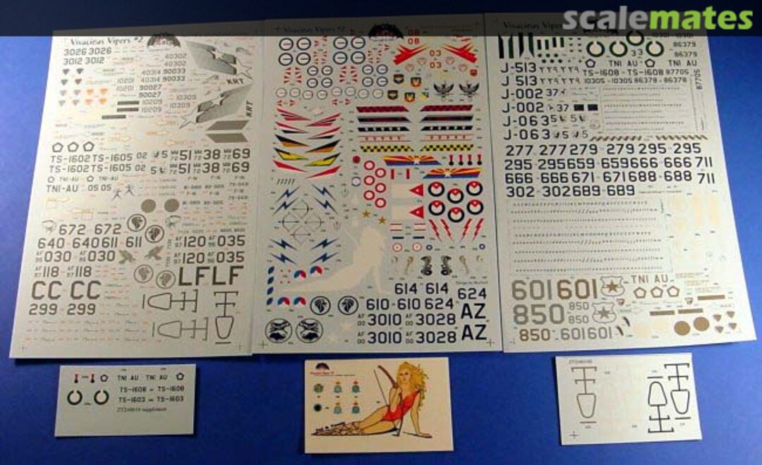 Contents Vivacious Vipers #2 ZTZ48-016 Zotz Decals