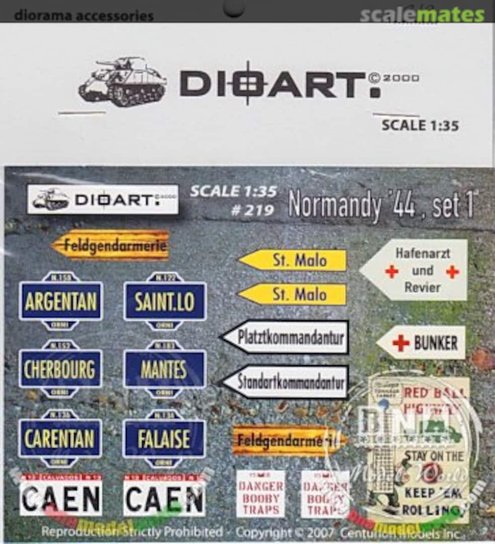 Boxart Normandy '44, Set 1 219 DioArt