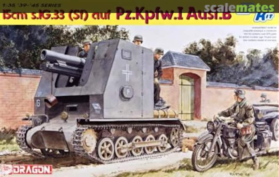 Boxart 15cm s.IG.33 (Sf) auf Pz.Kpfw.I Ausf.B 6259 Dragon