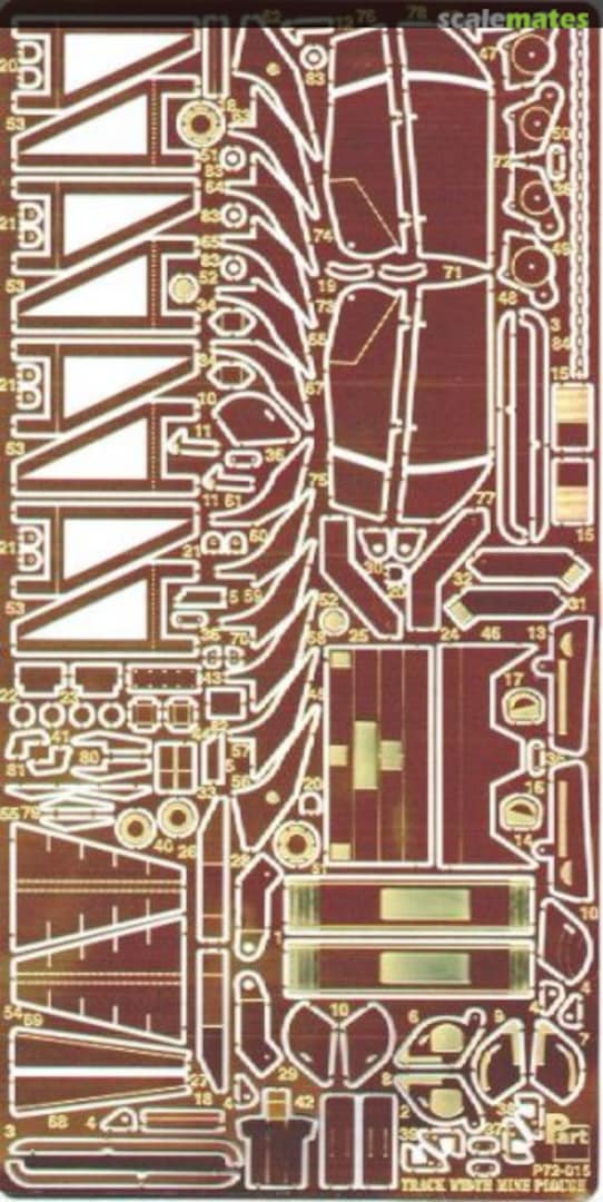 Boxart M1A1 Abrams - mine plough P72-015 Part