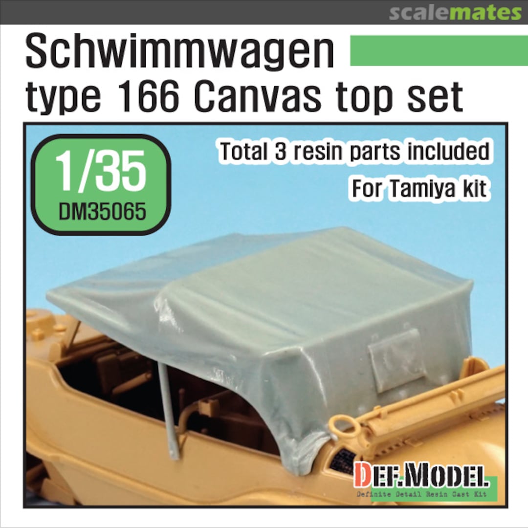 Boxart Schwimmwagen Type 166 Canvas Top for Tamiya DM35065 Def.Model