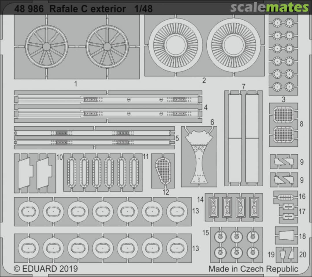 Boxart Dassault Rafale C exterior 48986 Eduard