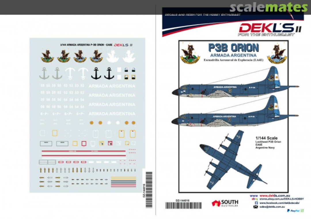 Boxart P-3B Orion DZ144016 DEKL's