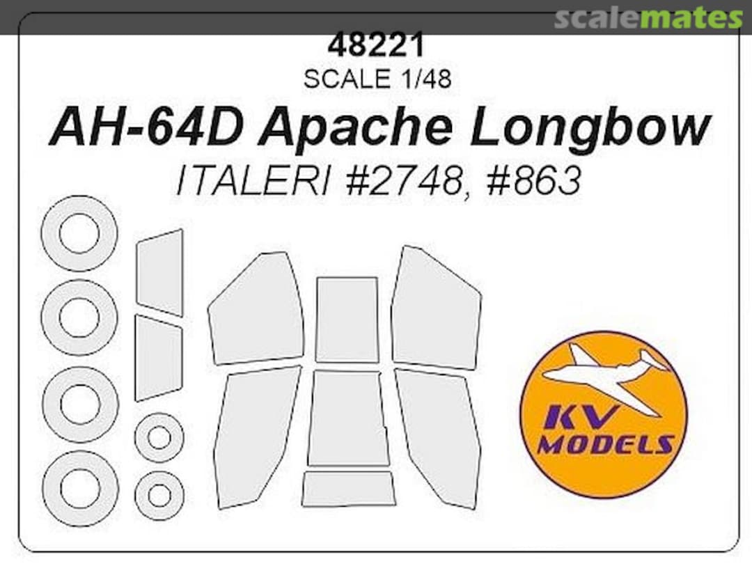 Boxart AH-64D Apache Longbow 48221 KV Models