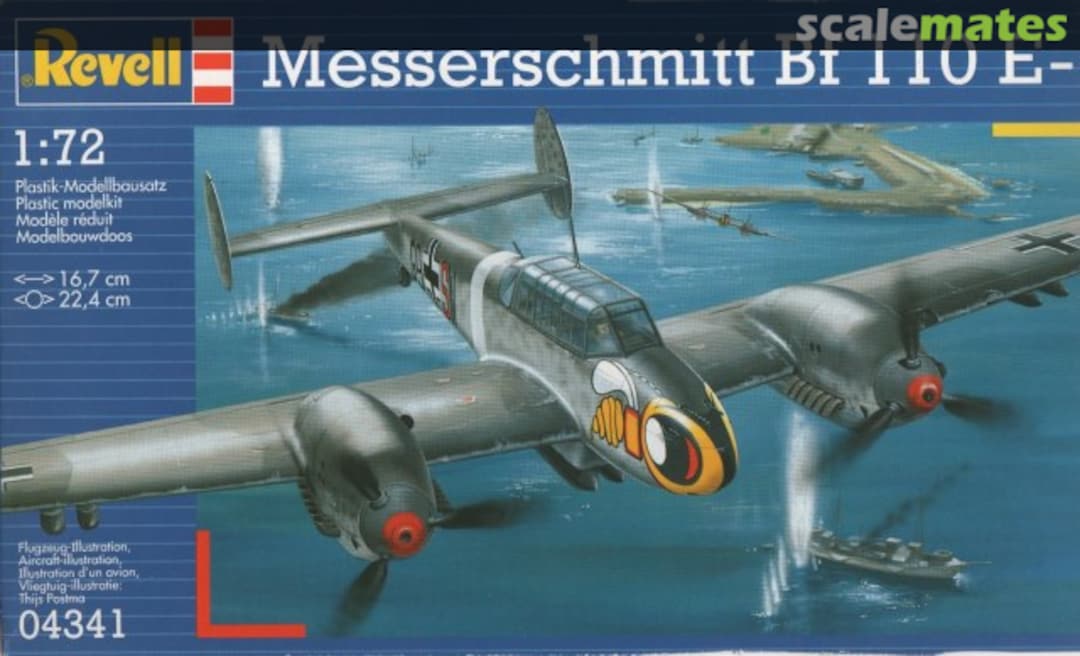 Boxart Messerschmitt Bf 110E-1 04341 Revell