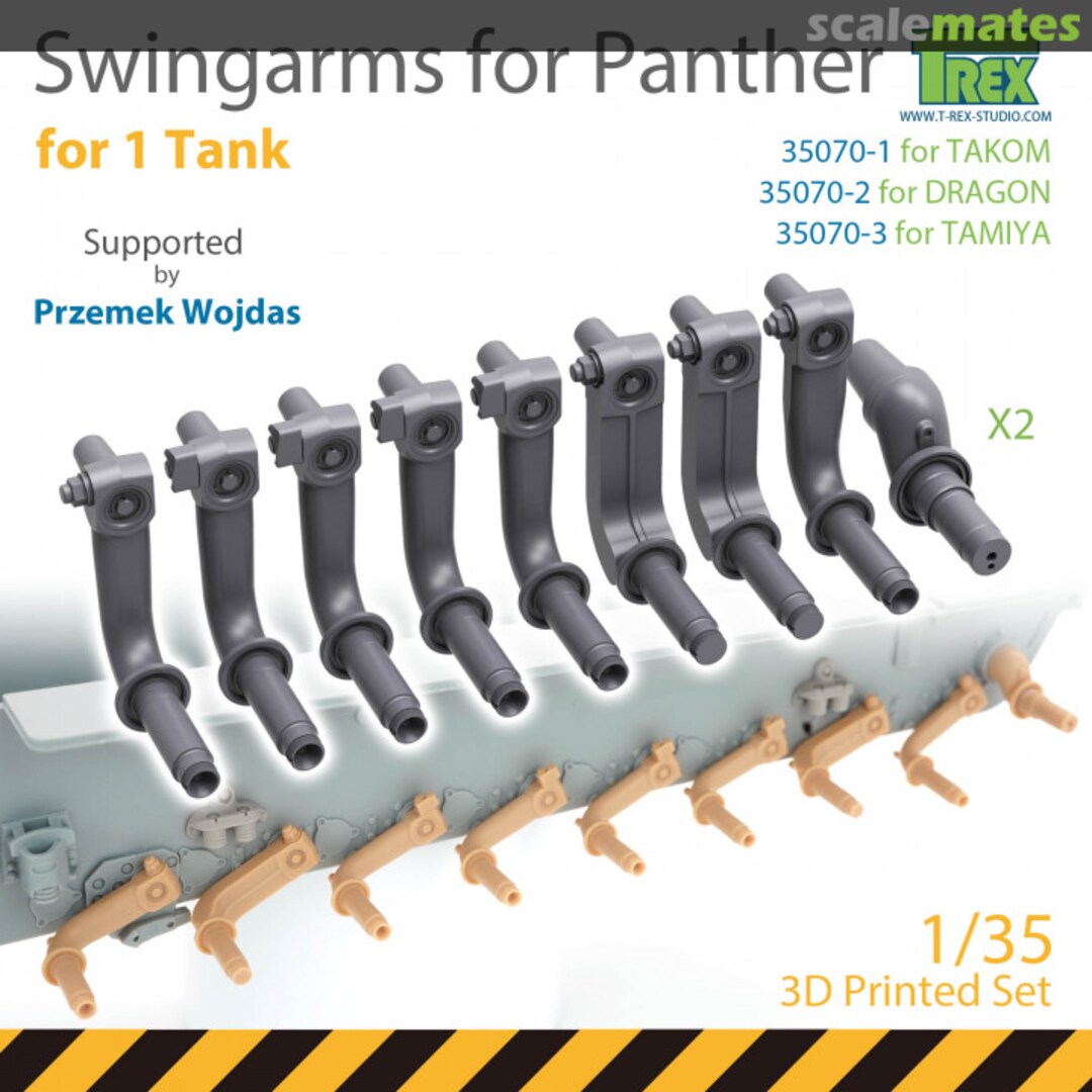 Boxart Swingarms for Panther (for 1 Tank) TR35070-3 T-Rex Studio