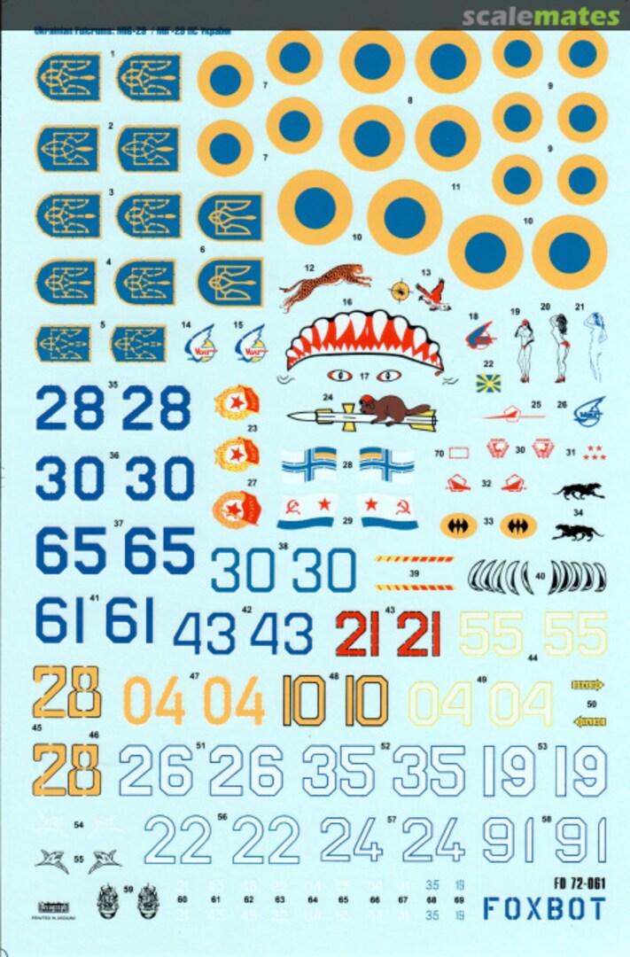 Contents Ukrainian Fulcrums: MiG-29 (9-12, 9-13, 9-51) 72-061 Foxbot