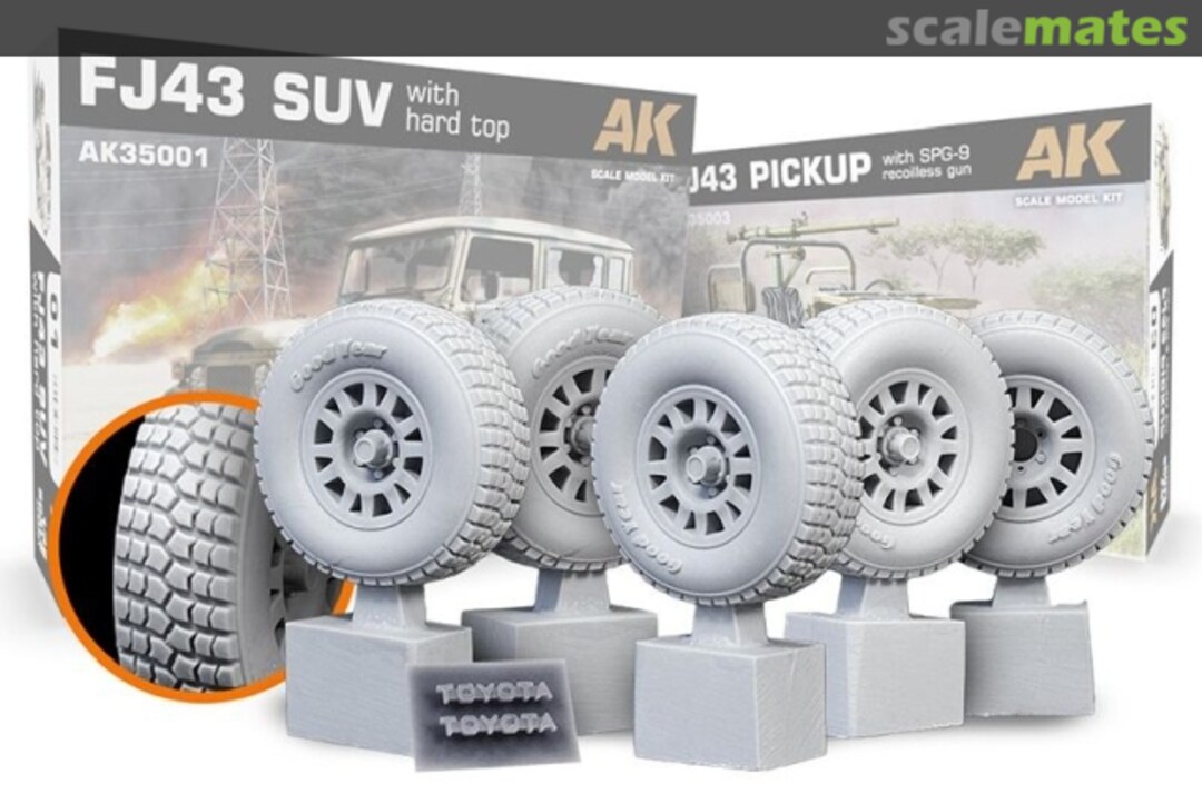 Boxart Toyota FJ43 - modern wheels MAC35614 MacOne Models