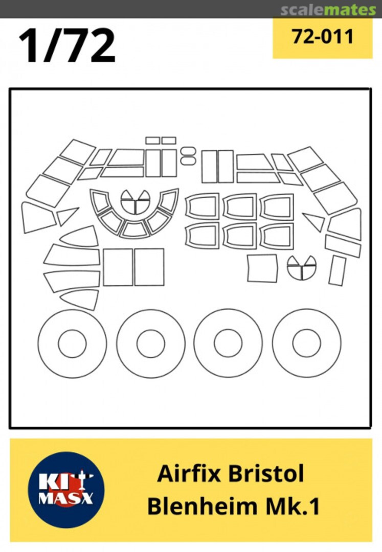 Boxart Bristol Blenheim Mk.1 72-011 Kit Masx