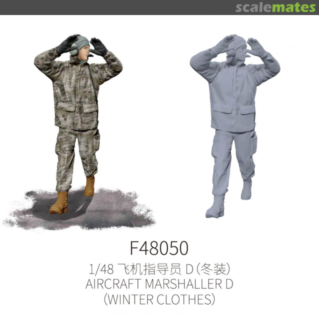 Boxart Aircraft Marshaller D (Winter Clothes) F48050 Galaxy Model