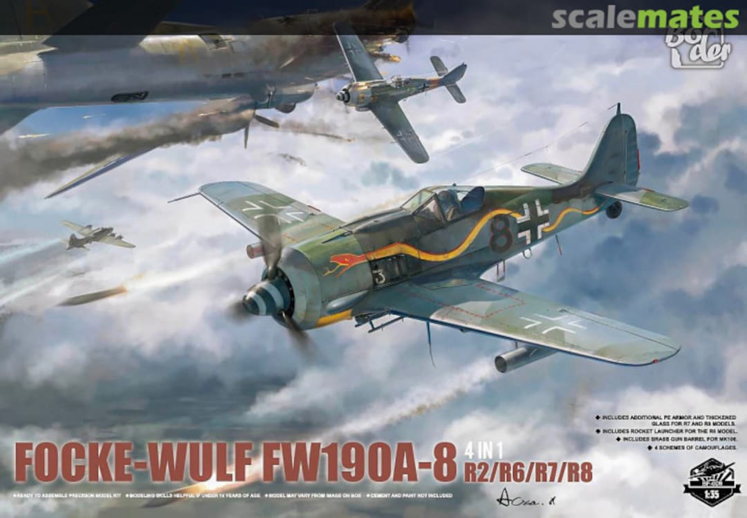 Boxart Focke-Wulf FW-190A-8 BF-009 Border Model