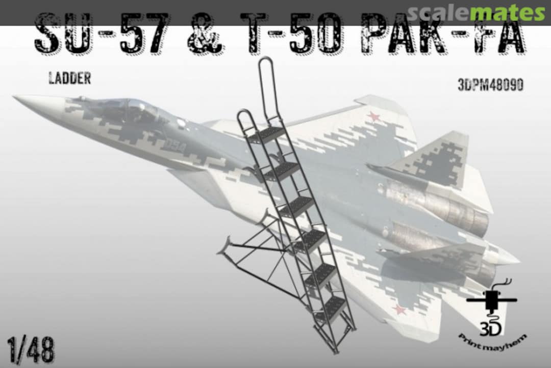 Boxart Su-57 & T-50 PAK-FA Boarding ladder 3DPM48090 3D Print Mayhem