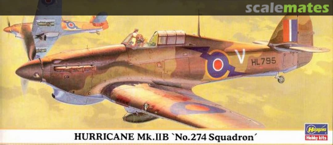 Boxart Hurricane Mk.IIB `No.274 Squadron´ 00275 Hasegawa