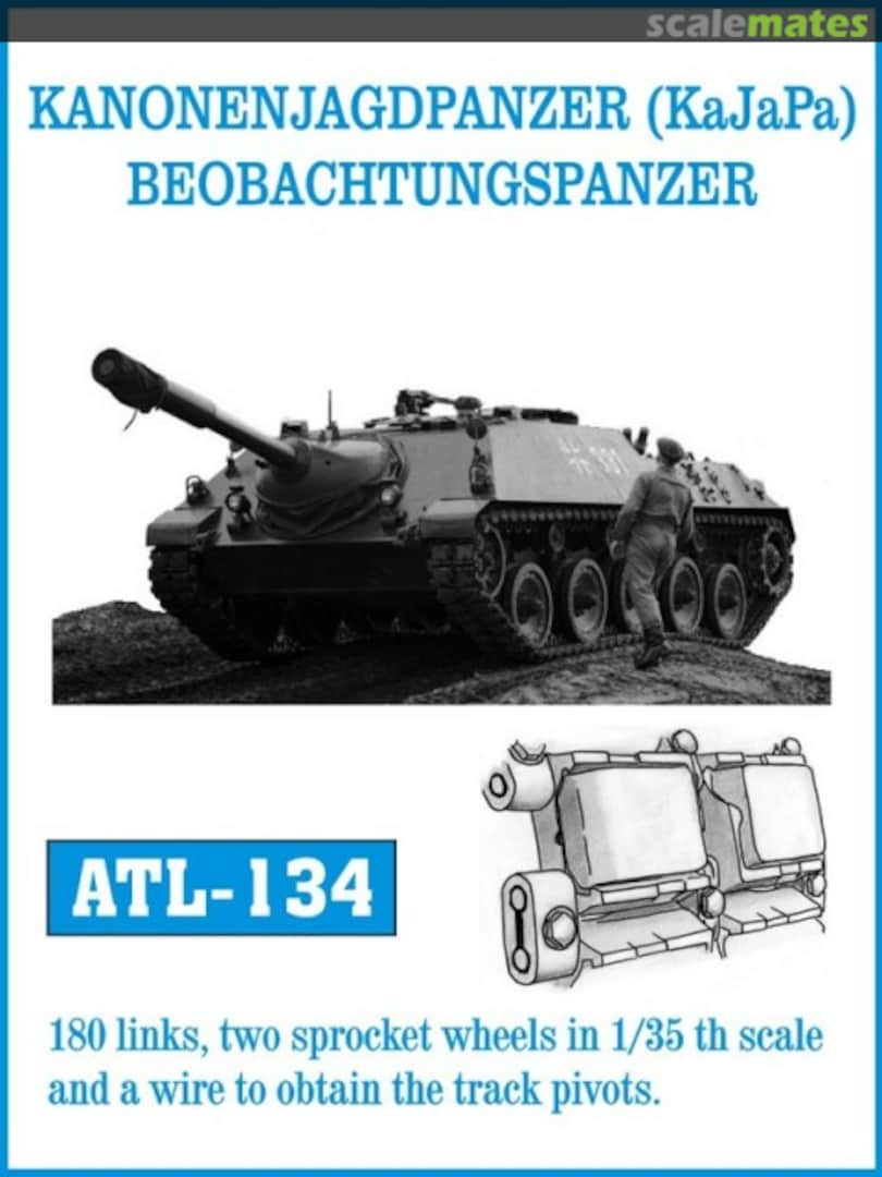 Boxart KANONENJAGDPANZER (KaJaPa) BEOBACHTUNGSPANZER ATL-134 Friulmodel