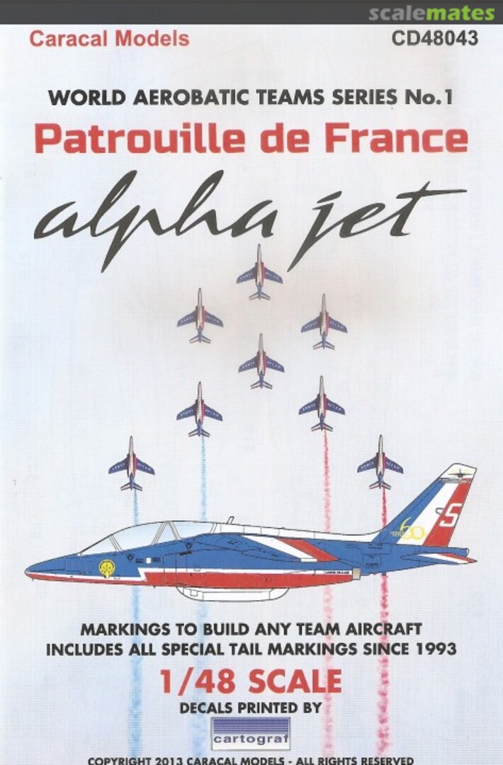 Boxart Patrouille de France Alpha Jet CD48043 Caracal Models