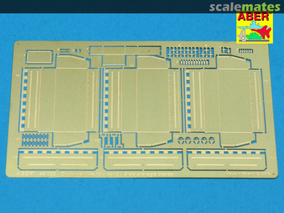 Boxart Cromwell Mk.IV - Vol. 3 - Additional Set - Side Storage Boxes - Tamiya 48025 Aber
