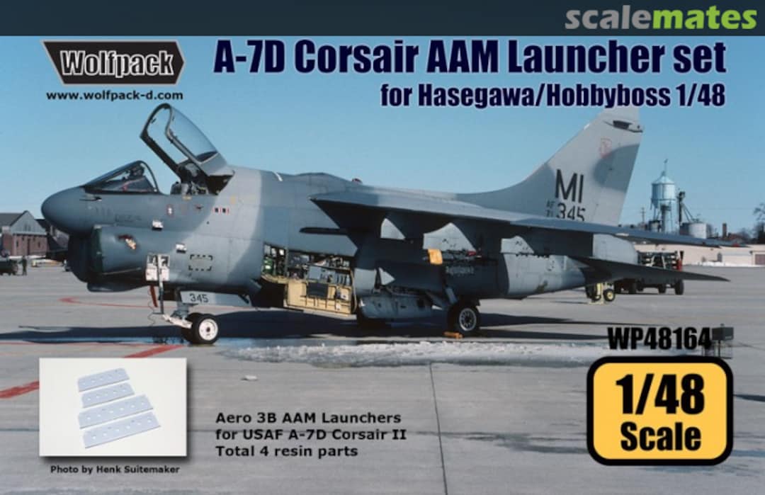 Boxart A-7D Corsair II - AAM Launcher Set WP48164 Wolfpack