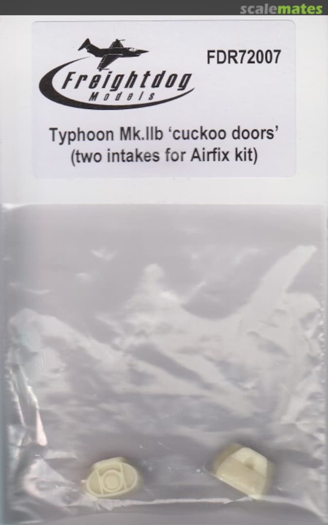 Boxart Typhoon Mk.IIb 'cuckoo doors' FDR72007 Freightdog Models