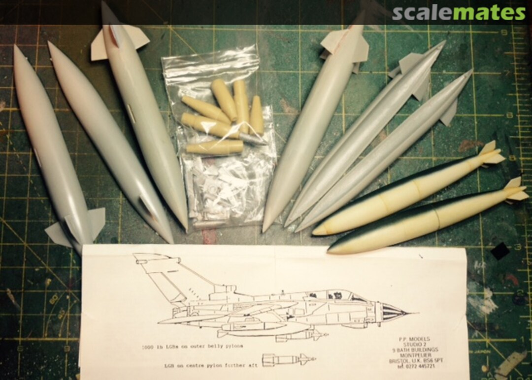 Boxart RAF Laser Guided Bombs AC411 P.P. Models