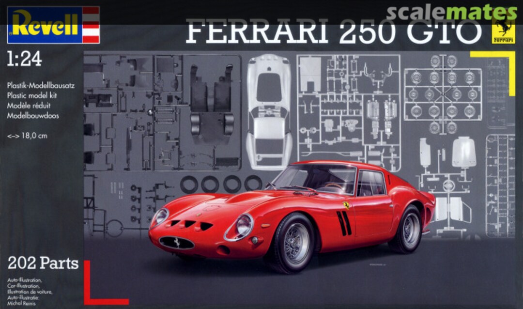 Boxart Ferrari 250 GTO 07395 Revell