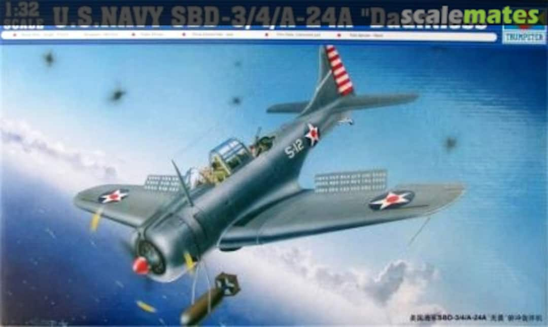 Boxart SBD-3/4/A-24A "Dauntless" 02242 Trumpeter