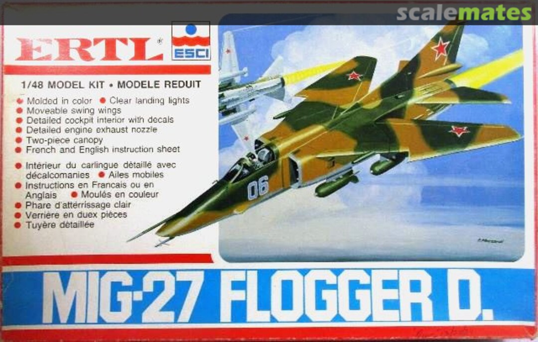 Boxart MiG-27 Flogger D 8428 ERTL