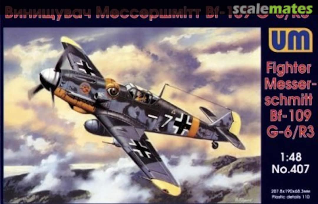 Boxart Fighter Messerschmitt Bf-109 G-6/R3 407 UM 