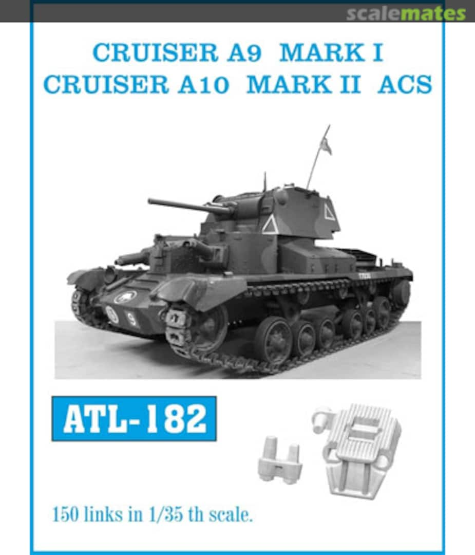 Boxart Cruiser A9 Mk I / Cruiser A10 Mk II ACS tracks ATL-182 Friulmodel