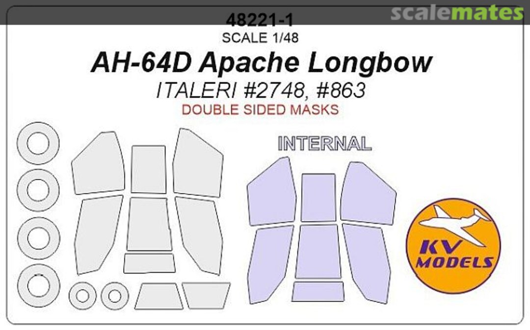 Boxart AH-64D Apache Longbow 48221-1 KV Models