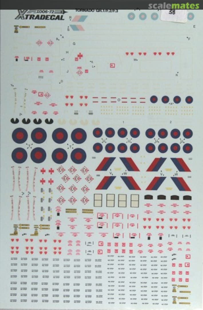 Boxart Tornado GR.1/F.2/F.3 X006-72 Xtradecal