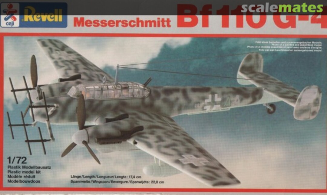 Boxart Messerschmitt Bf 110G-4 4151 Revell/ceji