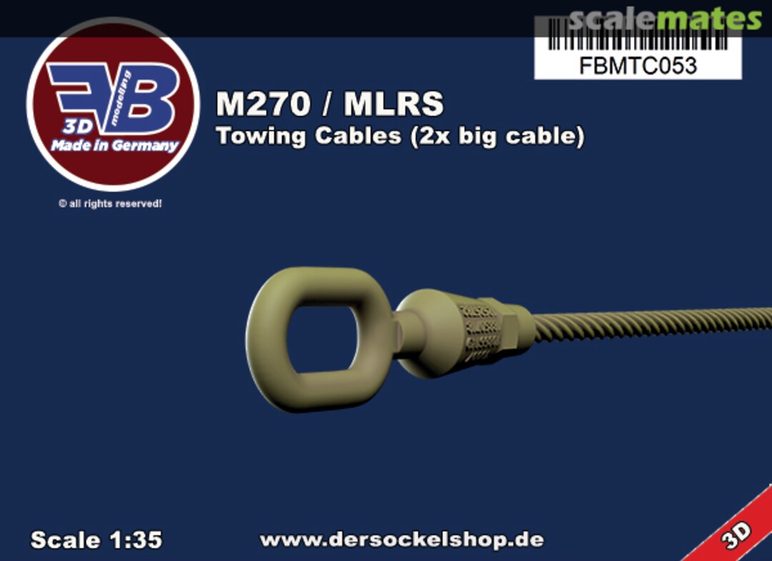 Boxart M270/MLRS, Towing Cables FBMTC053 FB Modelling