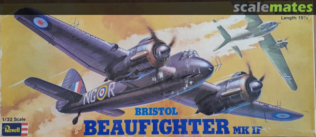 Boxart Bristol Beaufighter Mk IF H-251 Revell