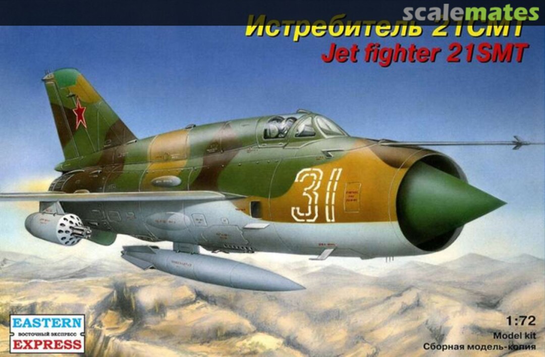 Boxart Jet Fighter MiG-21SMT 72102 Eastern Express