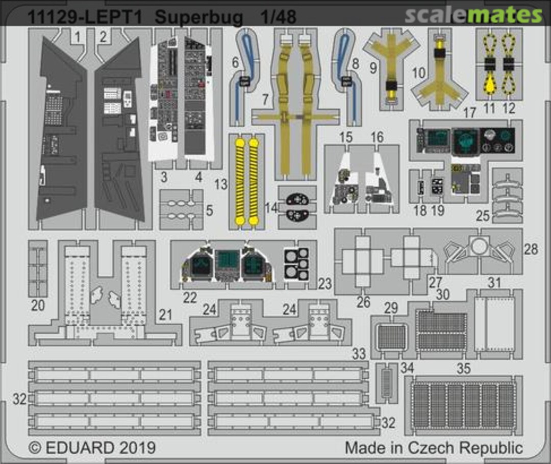 Boxart Superbug (F/A-18E) PE-set 11129-LEPT Eduard