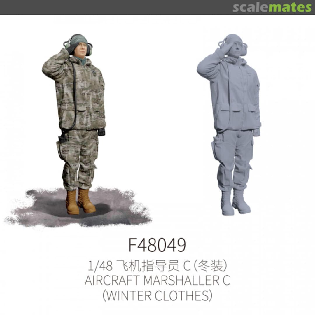 Boxart Aircraft Marshaller C (Winter Clothes) F48049 Galaxy Model