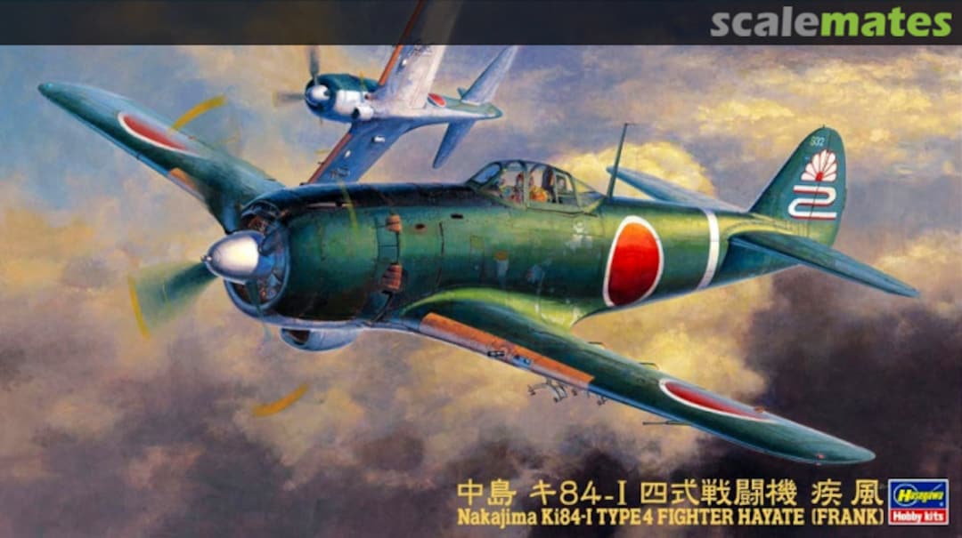 Boxart Nakajima Ki84-I Type 4 Fighter Hayate (Frank) 09067 Hasegawa