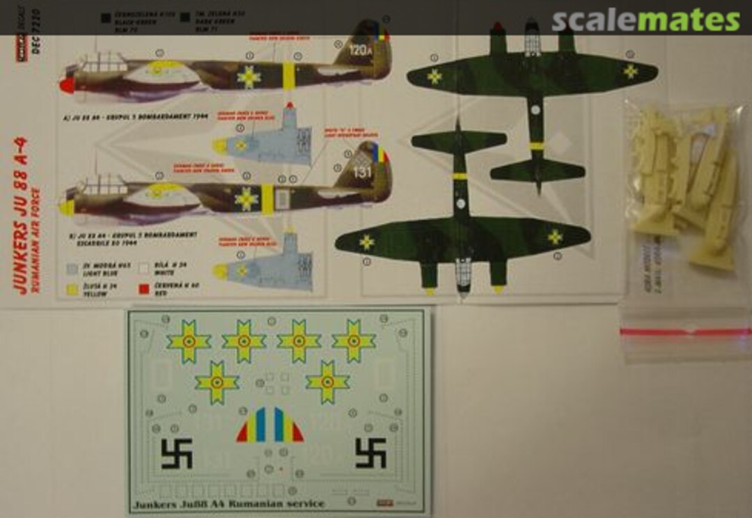 Boxart Junkers Ju-88 A-4 DEC7220 Kora Models