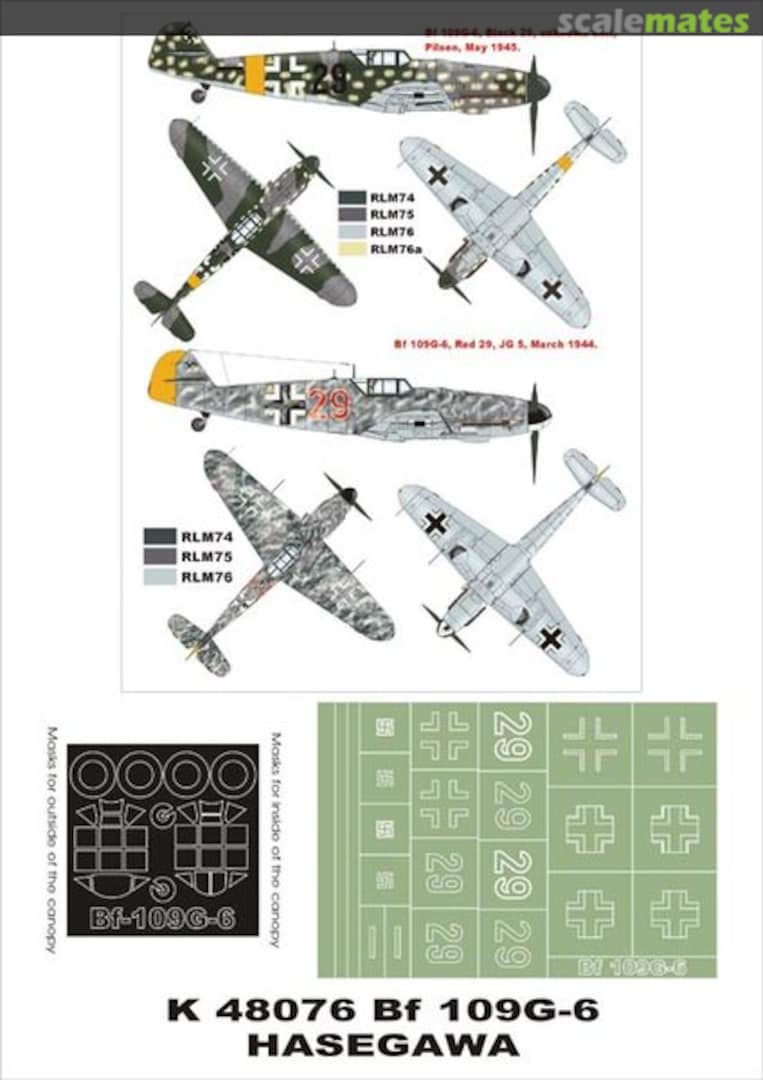 Boxart Bf 109G-6 K48076 Montex