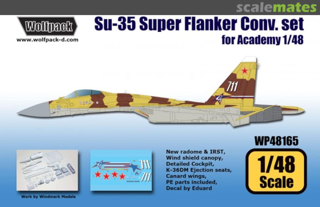 Boxart Su-35 Super Flanker Conversion Set WP48165 Wolfpack