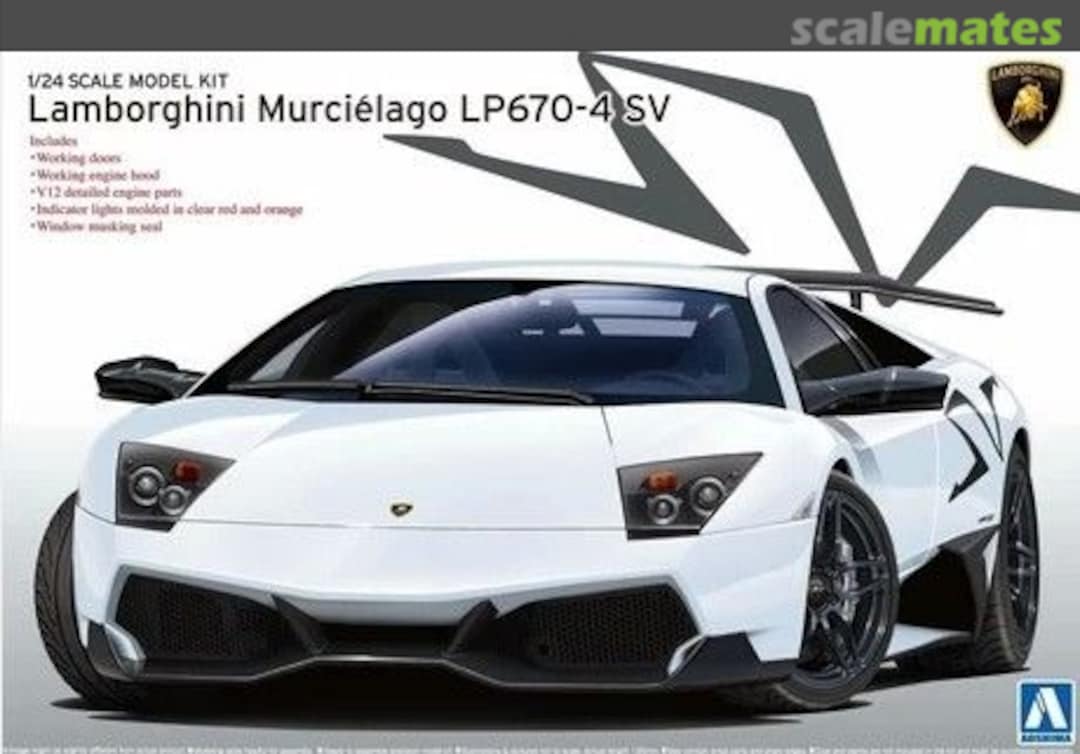 Boxart Lamborghini Murcielago LP670-4 SV 00708 Aoshima