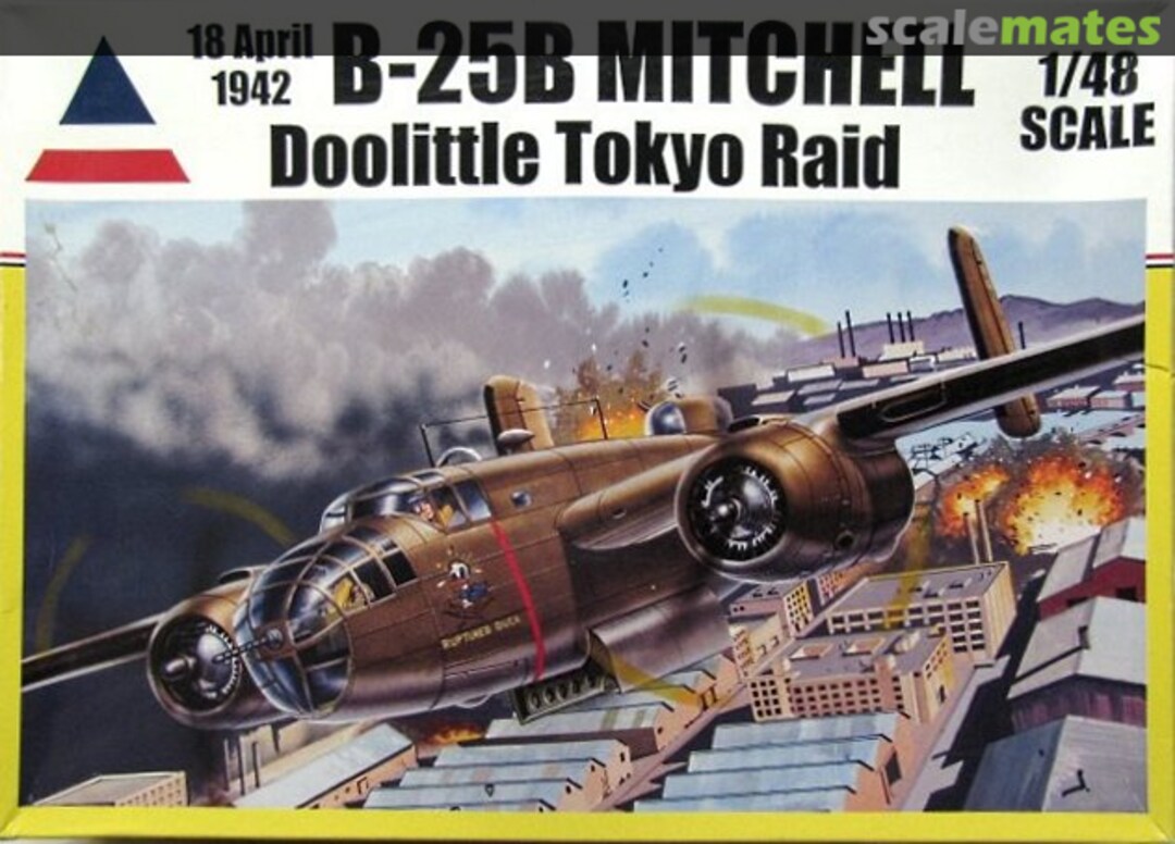 Boxart B-25B Mitchell Doolittle Tokyo Raid 3430-0200 Accurate Miniatures