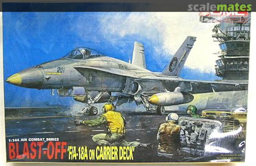 Boxart 'F/A-18A on Carrier Deck' 4003 DML