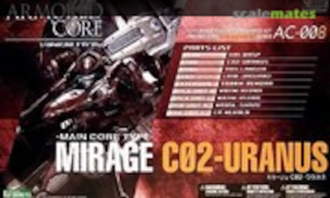 1:72 Main Core Type Mirage C02-Uranus (Kotobukiya VI14)