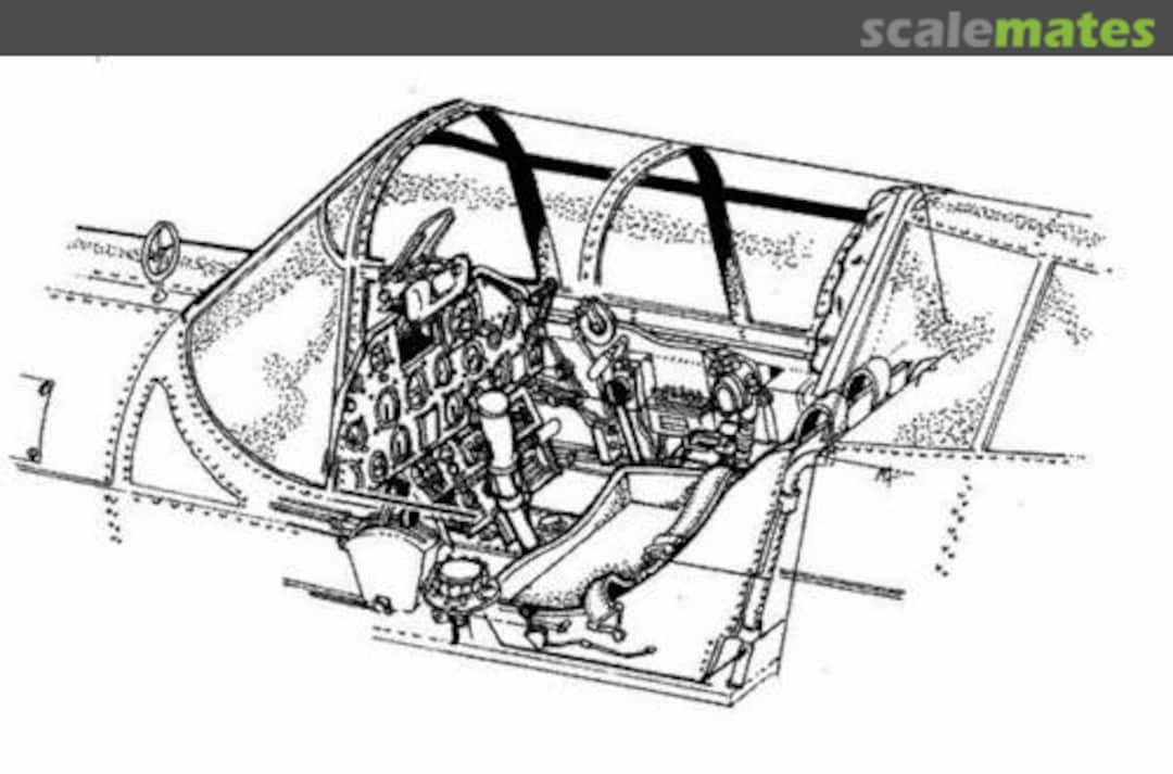 Boxart P-40 E - interior set 7002 CMK