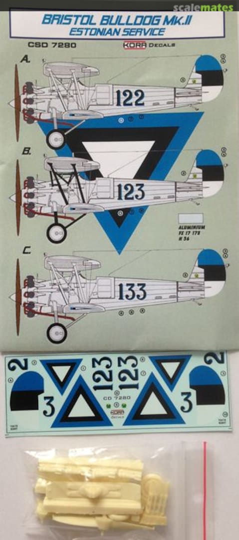 Boxart Bristol Bulldog Mk.II CSD7280 Kora Models