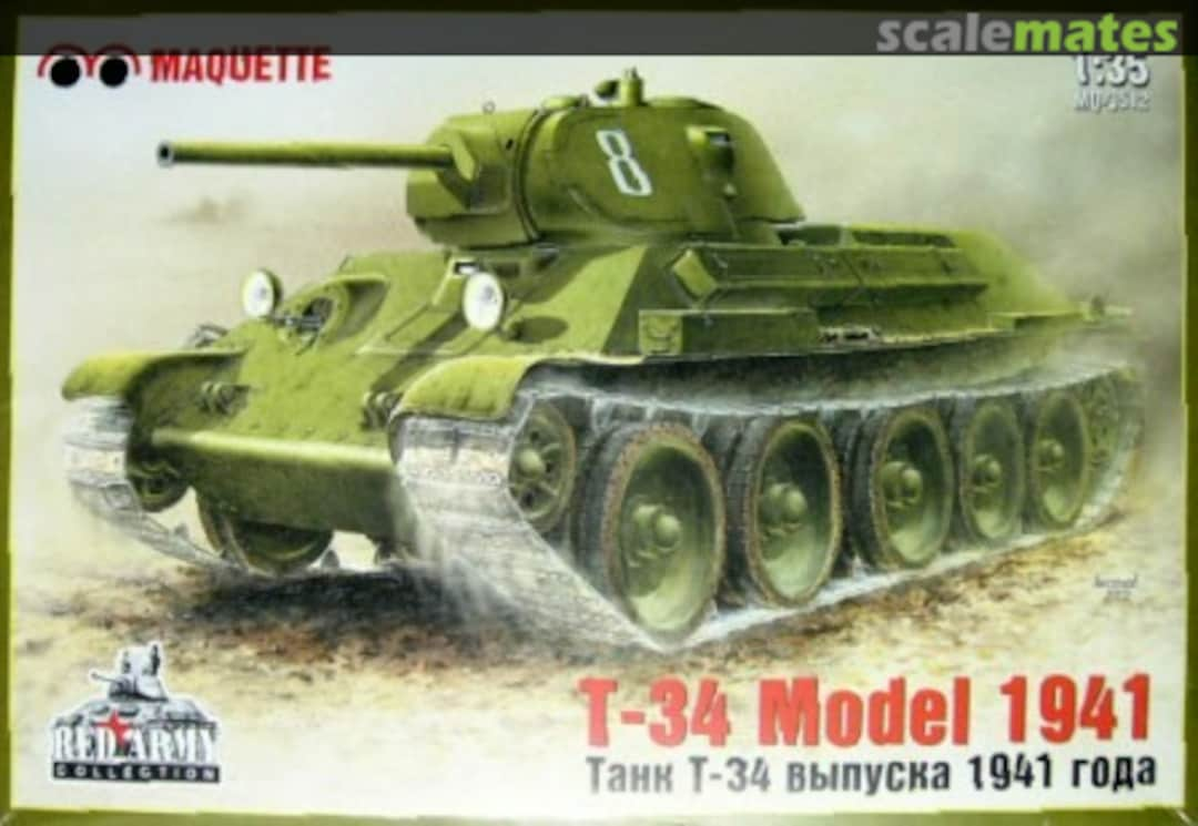 Boxart T-34 Model 1941 MQ-3512 Maquette