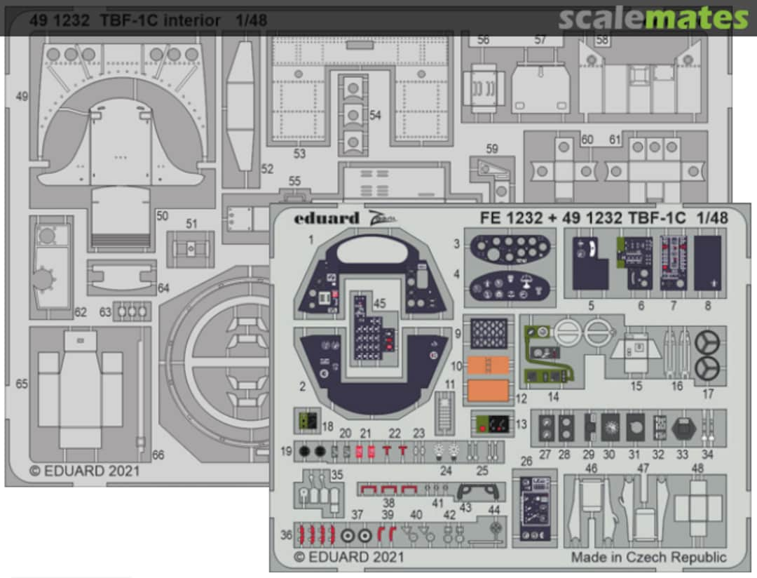 Boxart TBF-1C interior 491232 Eduard