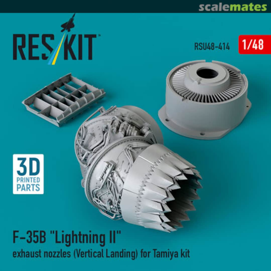 Boxart ​F-35B Lightning II - exhaust nozzles (Vertical Landing) RSU48-0414 ResKit